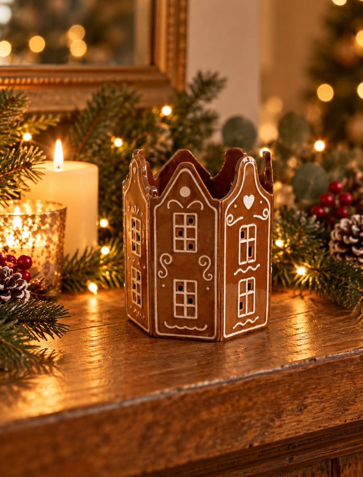 ingerbread House Candle Holder