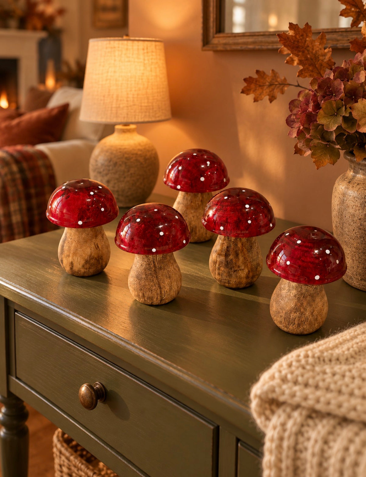 Ruby Mushroom