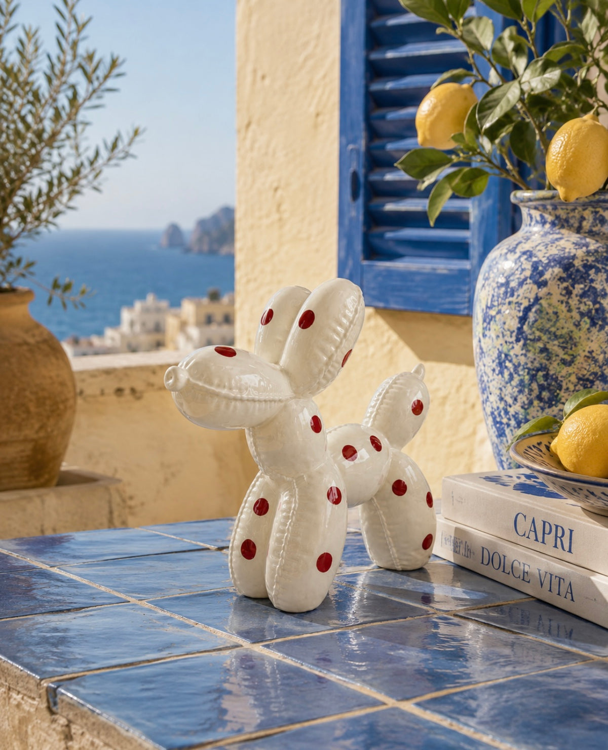 Polka Dot Ballon Dog